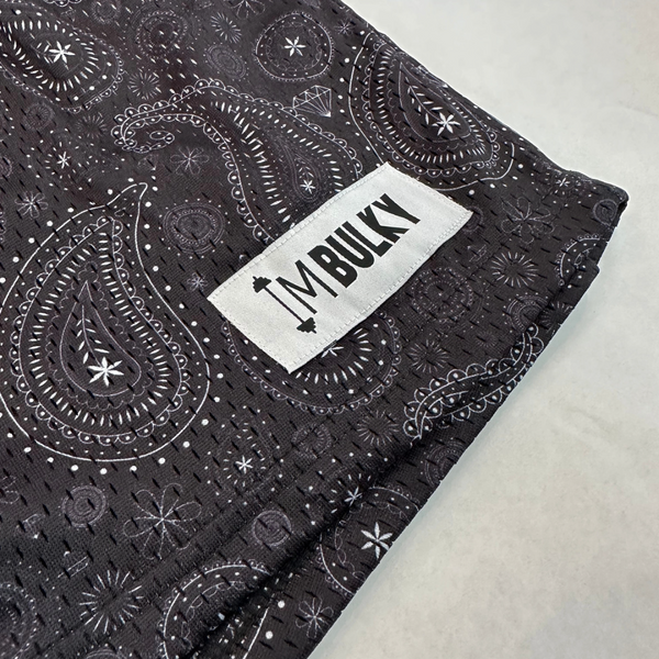 BLACK SHORT PAISLEY