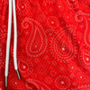 RED SHORT PAISLEY