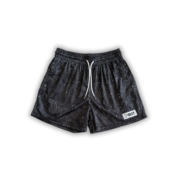 BLACK SHORT PAISLEY