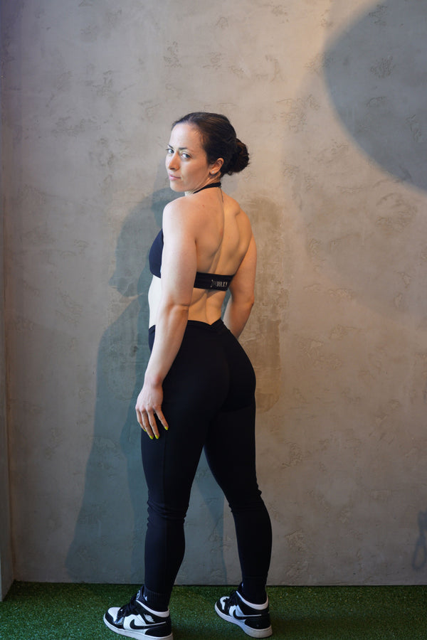 BLACK LEGGINGS SCRUNCH BUTT