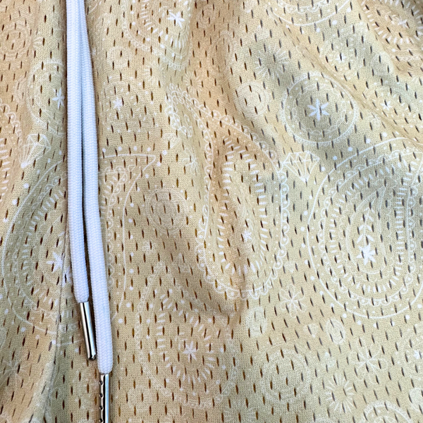 YELLOW SHORT PAISLEY