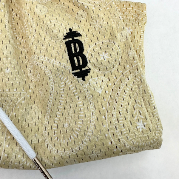 YELLOW SHORT PAISLEY