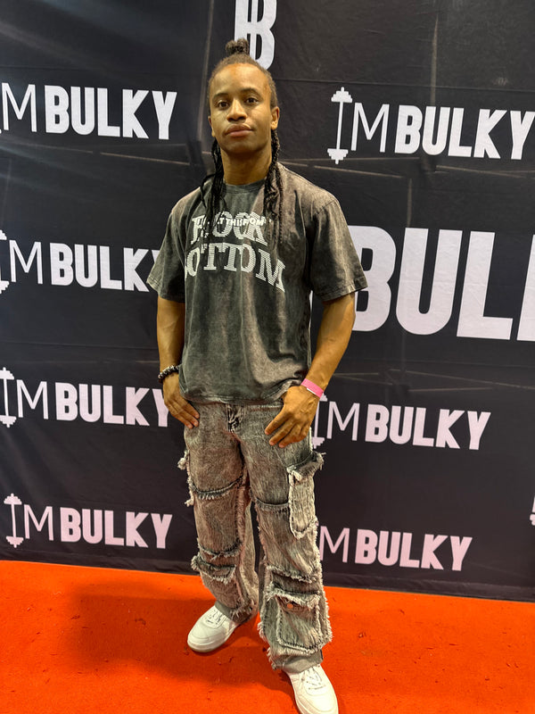 “I Built This From Rock Bottom” Washed Oversized Tee