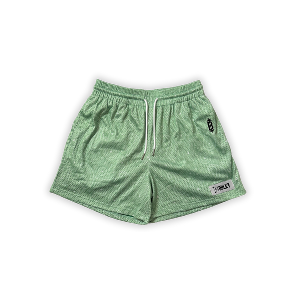 GREEN SHORT PAISLEY