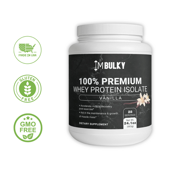 100% Premium Whey Protein Isolate - Vanillla