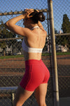 BARBIE PINK SHORTS SCRUNCH BUTT WITH POCKETS