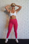 BARBIE PINK LEGGINGS SCRUNCH BUTT