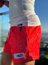 RED SHORT PAISLEY